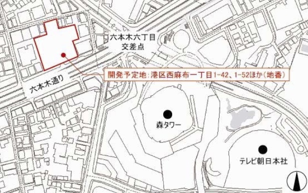 EX THEATER ROPPONGI地図